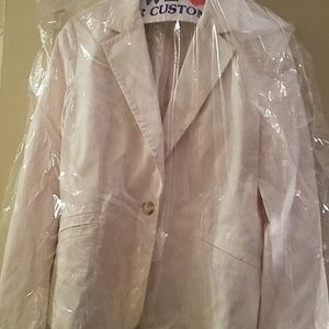 Ann Taylor loft white blazer jacket